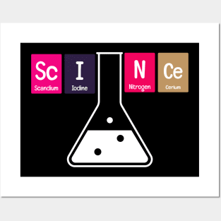 Science Periodic Table Chemistry Funny Posters and Art